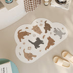 Cute Cat-Themed Bath Mat | Kelmera