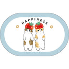 Cute Cat-Themed Plush Bath Mat | Kelmera
