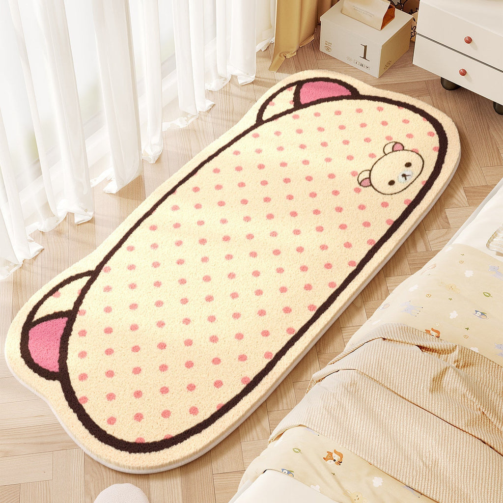 Cute Character-Shaped Plush Bath Mat | Kelmera