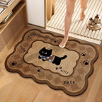 Cute Dog-Themed Decorative Bathroom Mat | Kelmera