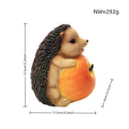 Cute Hedgehog Sculpture with Fruit | Kelmera