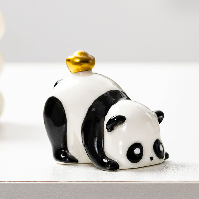 Cute Panda Decorative Figure | Kelmera