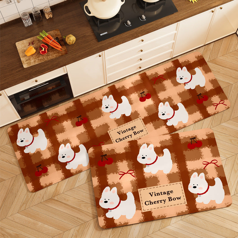 Cute Pet-Themed Kitchen Mat Set | Kelmera