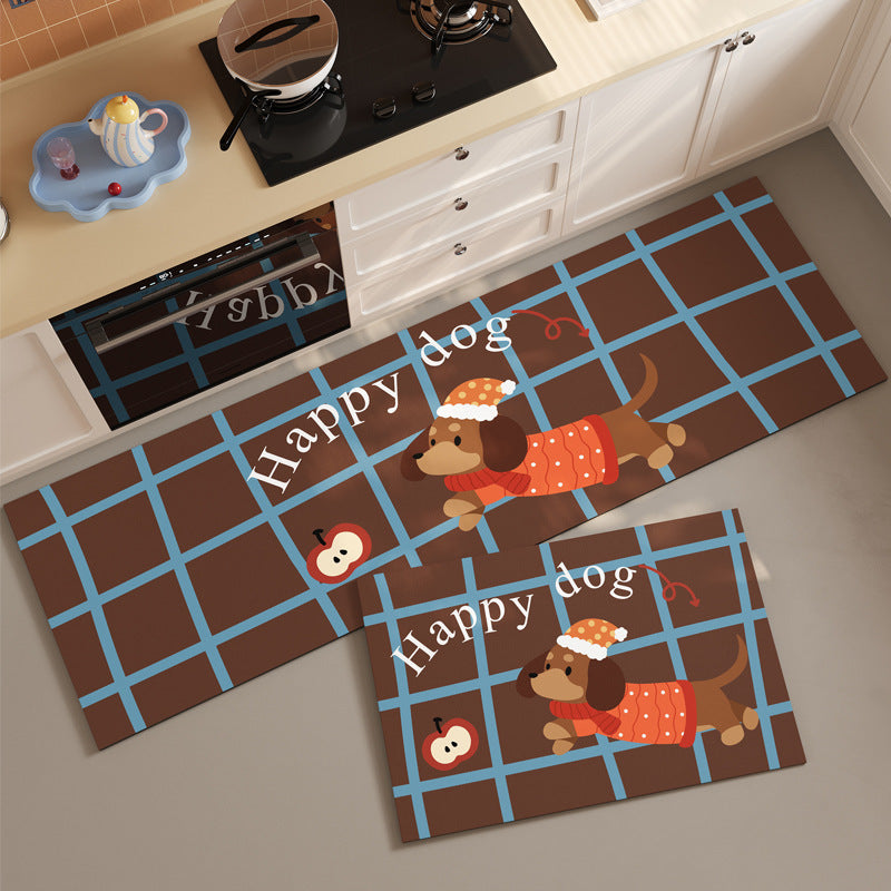 Cute Pet-Themed Kitchen Mat Set | Kelmera