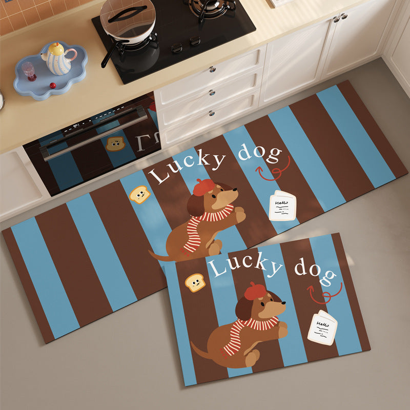 Cute Pet-Themed Kitchen Mat Set | Kelmera