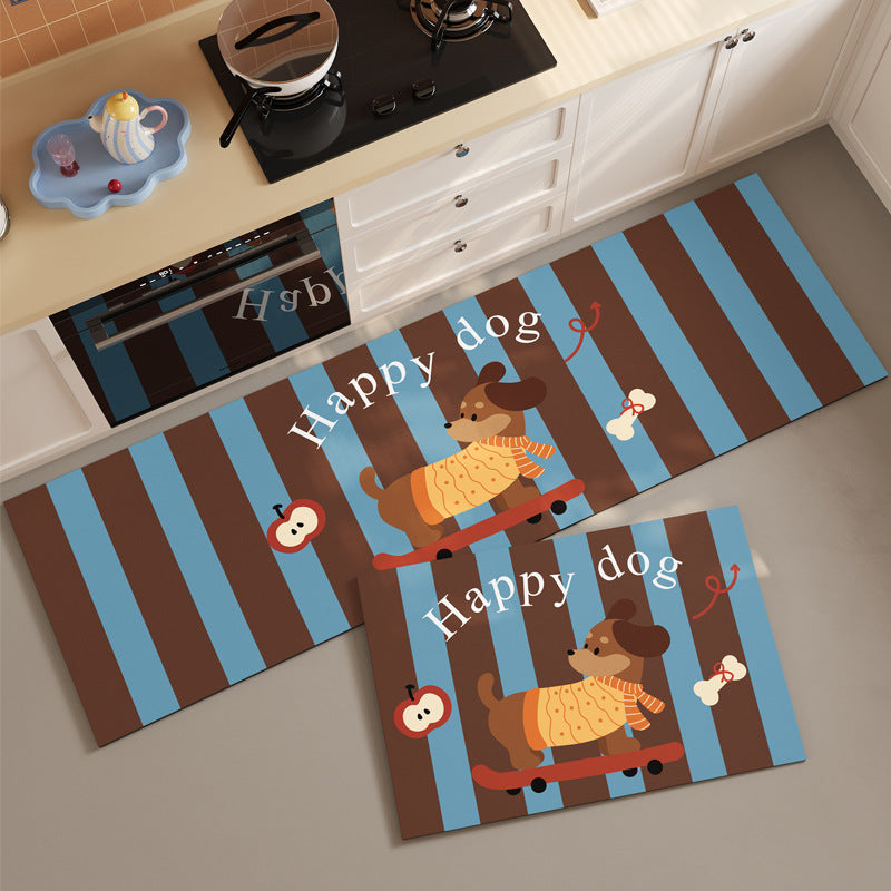 Cute Pet-Themed Kitchen Mat Set | Kelmera