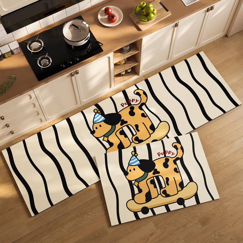 Cute Pet-Themed Kitchen Mat Set | Kelmera