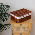 Cute Storage Basket with Strawberry Pattern | Kelmera