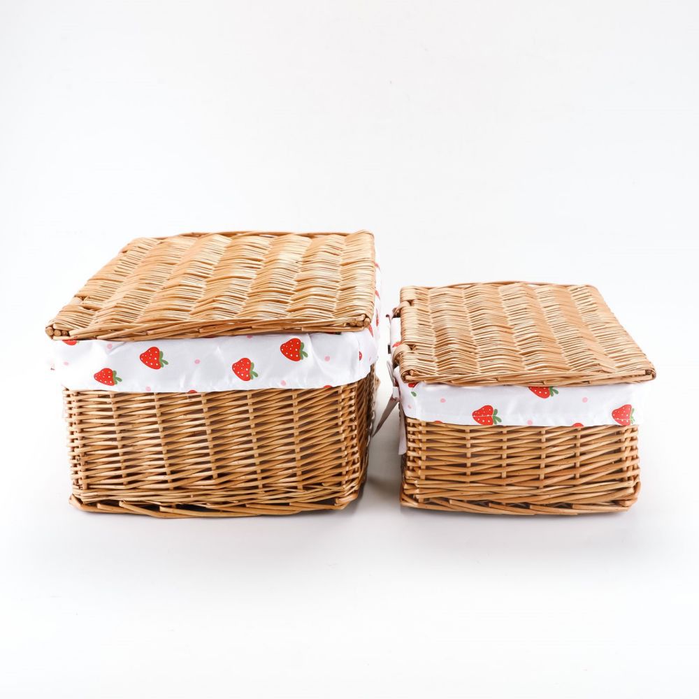 Cute Storage Basket with Strawberry Pattern | Kelmera