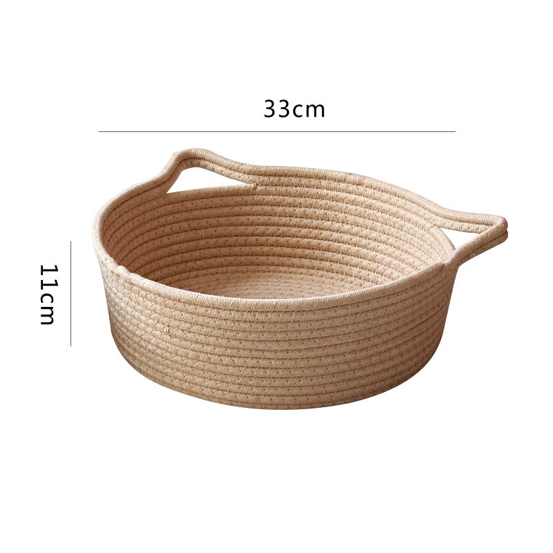 Decorated Basket with Practical Handles | Kelmera