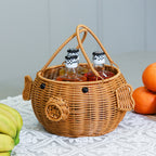 Decorative Animal-Shaped Woven Storage Basket | Kelmera