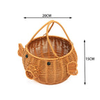 Decorative Animal-Shaped Woven Storage Basket | Kelmera