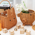Decorative Animal-Shaped Woven Storage Basket | Kelmera
