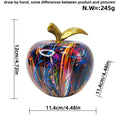 Decorative Apple Figure with Artistic Design | Kelmera