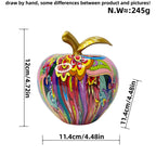 Decorative Apple Figure with Artistic Design | Kelmera