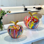 Decorative Apple Figure with Artistic Design | Kelmera