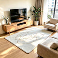 Decorative Area Rug Black Blue | Kelmera