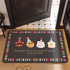 Decorative Area Rug Black | Kelmera