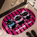 Decorative Area Rug Black | Kelmera