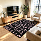 Decorative Area Rug Gray Green | Kelmera