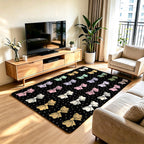 Decorative Area Rug Gray Green | Kelmera