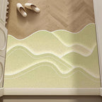 Decorative Area Rug Orange Green | Kelmera