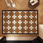 Decorative Area Rug Orange Green | Kelmera