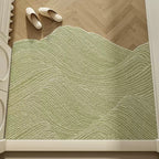 Decorative Area Rug Orange Green | Kelmera