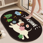 Decorative Area Rug Pink Red | Kelmera