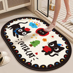 Decorative Area Rug Pink Red | Kelmera