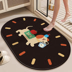 Decorative Area Rug Pink Red | Kelmera
