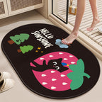Decorative Area Rug Pink Red | Kelmera