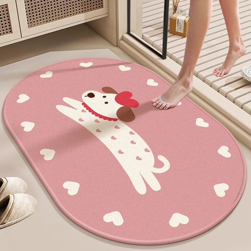 Decorative Area Rug Pink Red | Kelmera
