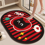 Decorative Area Rug Pink Red | Kelmera