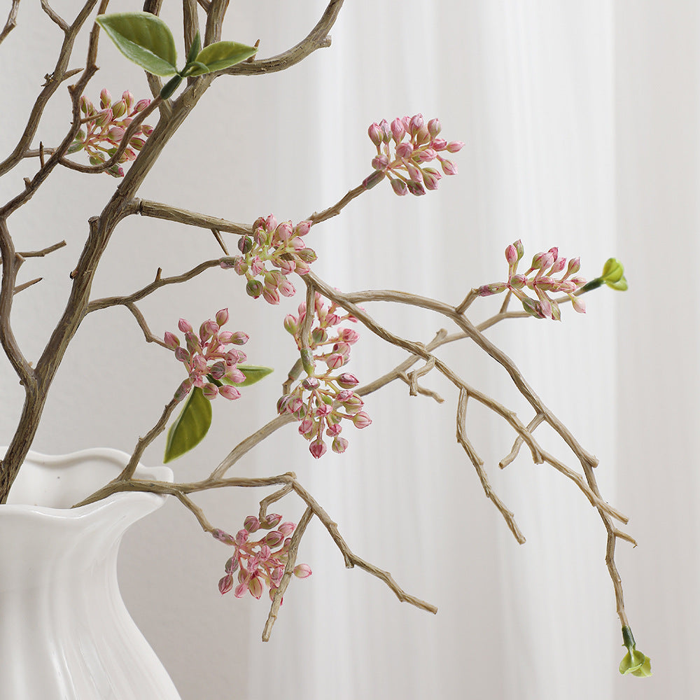 Decorative Art Branch with Lovingly Detailed Flowers | Kelmera