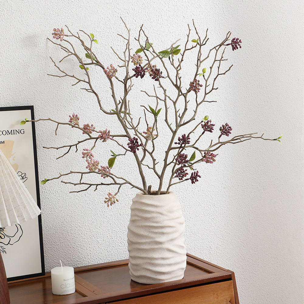 Decorative Art Branch with Lovingly Detailed Flowers | Kelmera