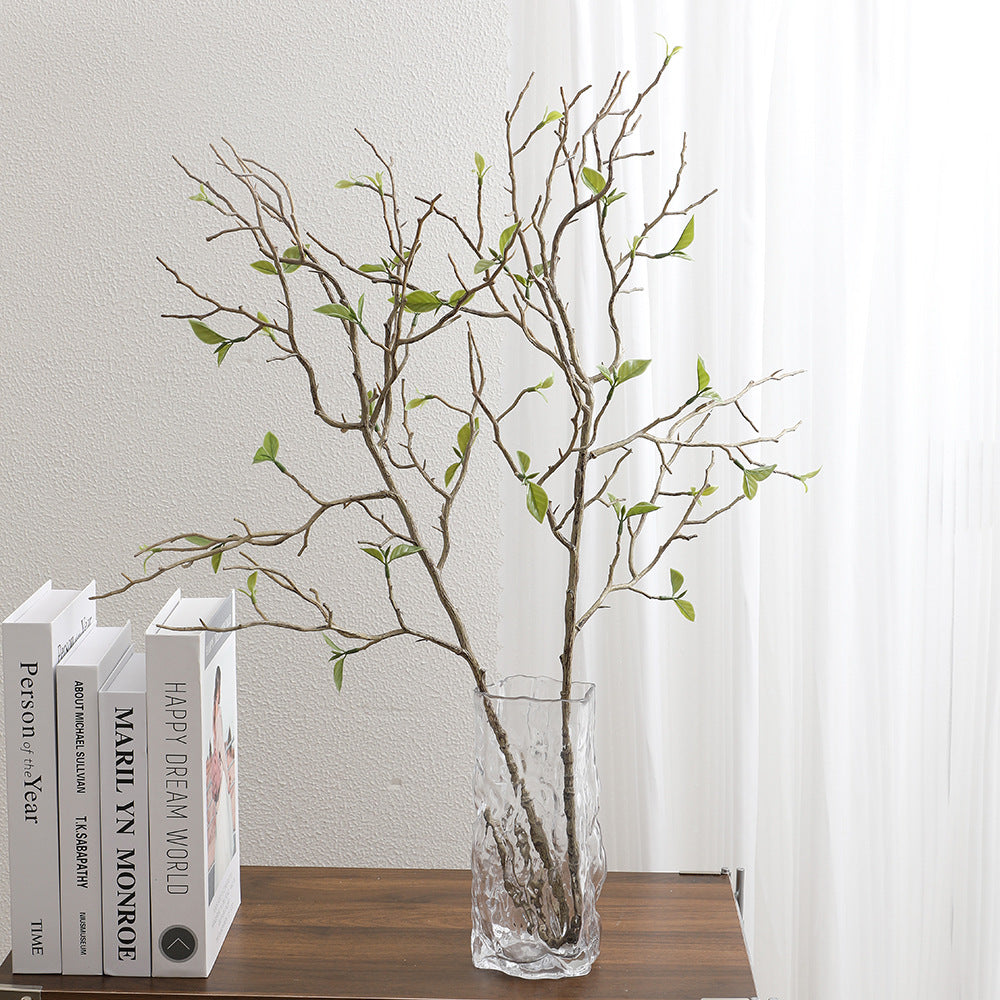 Decorative Art Branch with Natural Leaves | Kelmera
