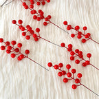 Decorative Artificial Branch with Bright Red Berries | Kelmera