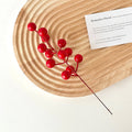 Decorative Artificial Branch with Bright Red Berries | Kelmera