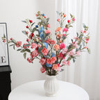 Decorative Artificial Flower Bouquet Red Pink | Kelmera
