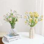 Decorative Artificial Flower Bouquet White Yellow | Kelmera