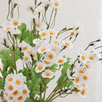 Decorative Artificial Flower Bouquet White Yellow | Kelmera