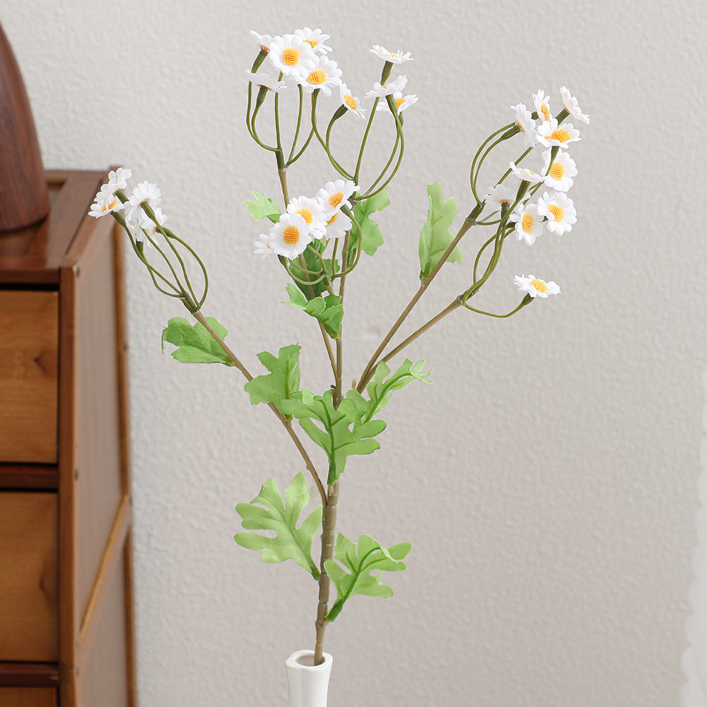 Decorative Artificial Flower Bouquet White Yellow | Kelmera