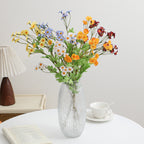 Decorative Artificial Flower Bouquet White Yellow | Kelmera