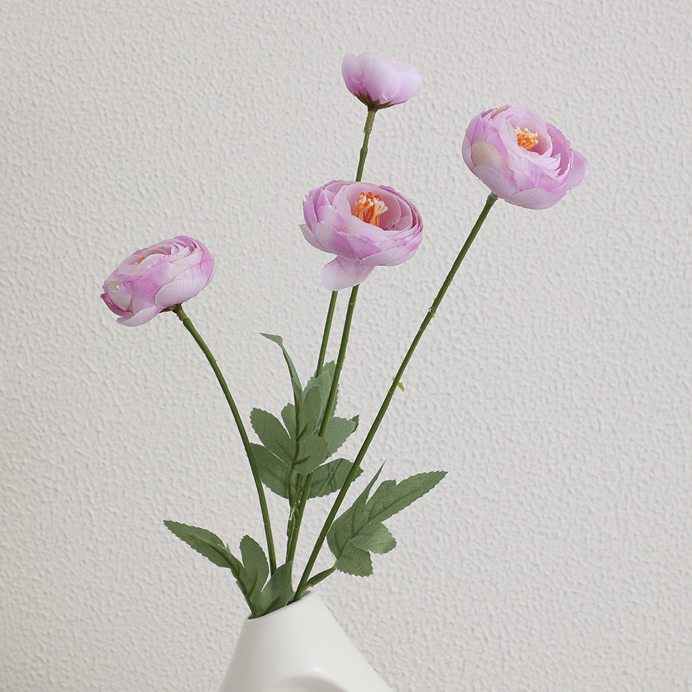 Decorative Artificial Flower Bouquet with Intricately Detailed Ranunculus | Kelmera