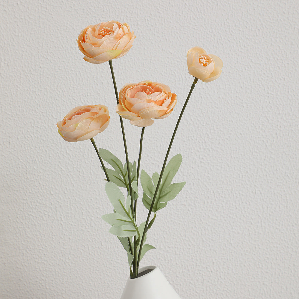 Decorative Artificial Flower Bouquet with Intricately Detailed Ranunculus | Kelmera