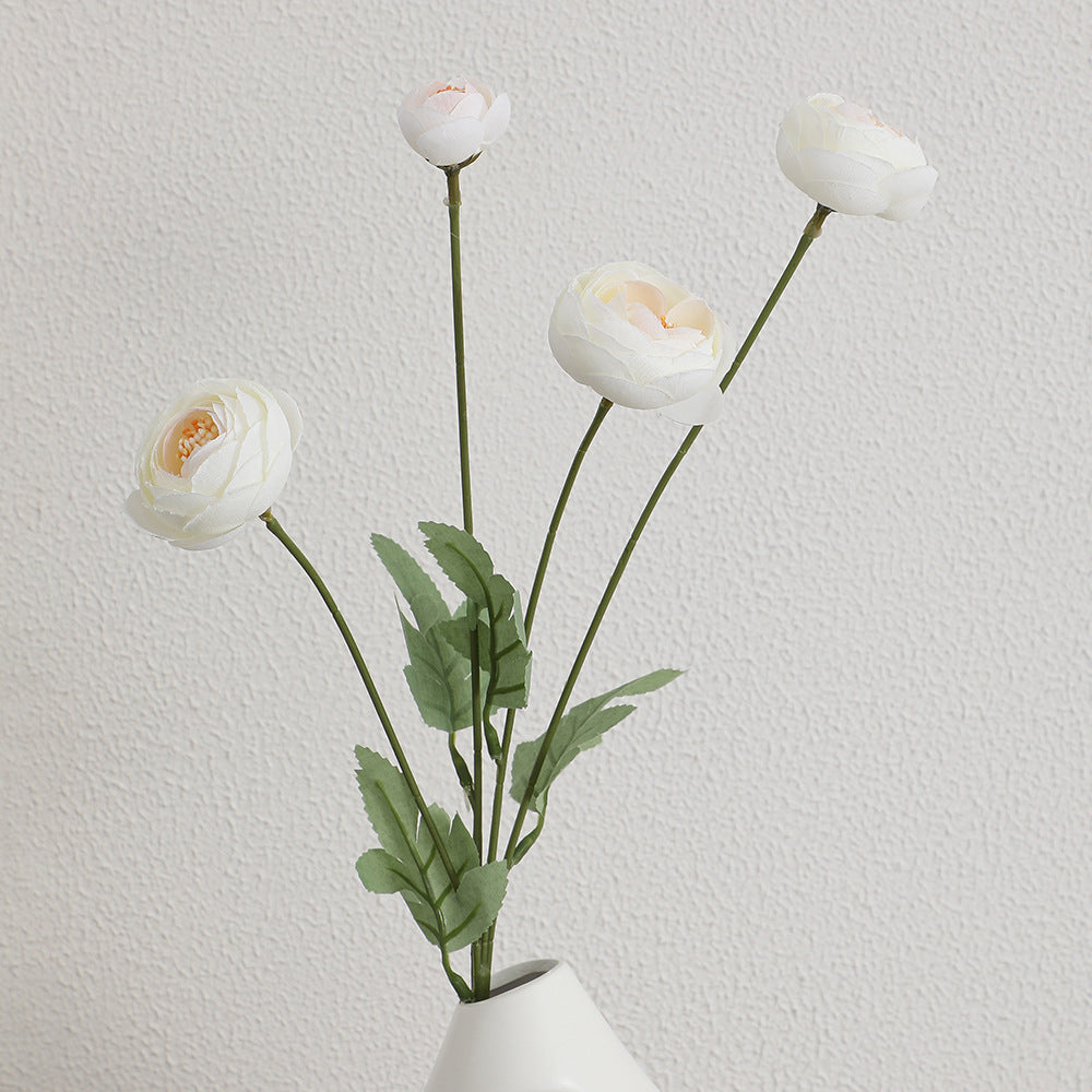 Decorative Artificial Flower Bouquet with Intricately Detailed Ranunculus | Kelmera