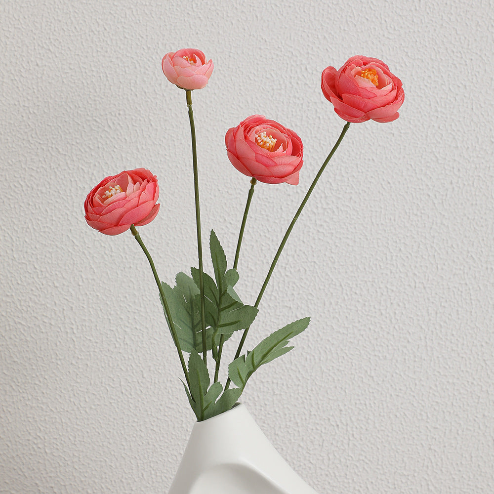 Decorative Artificial Flower Bouquet with Intricately Detailed Ranunculus | Kelmera