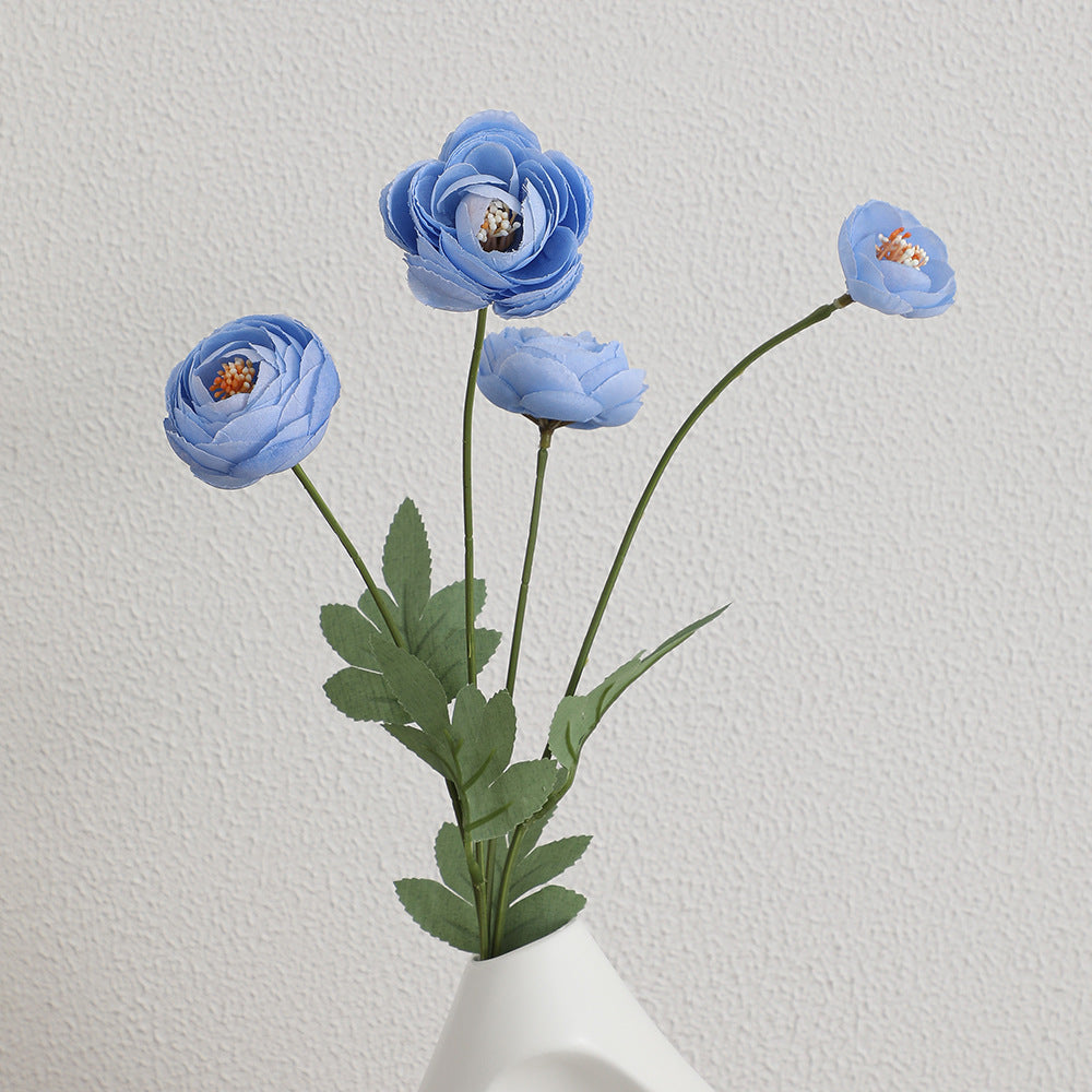 Decorative Artificial Flower Bouquet with Intricately Detailed Ranunculus | Kelmera