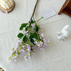Decorative Artificial Flower Branch Light Lilac White | Kelmera